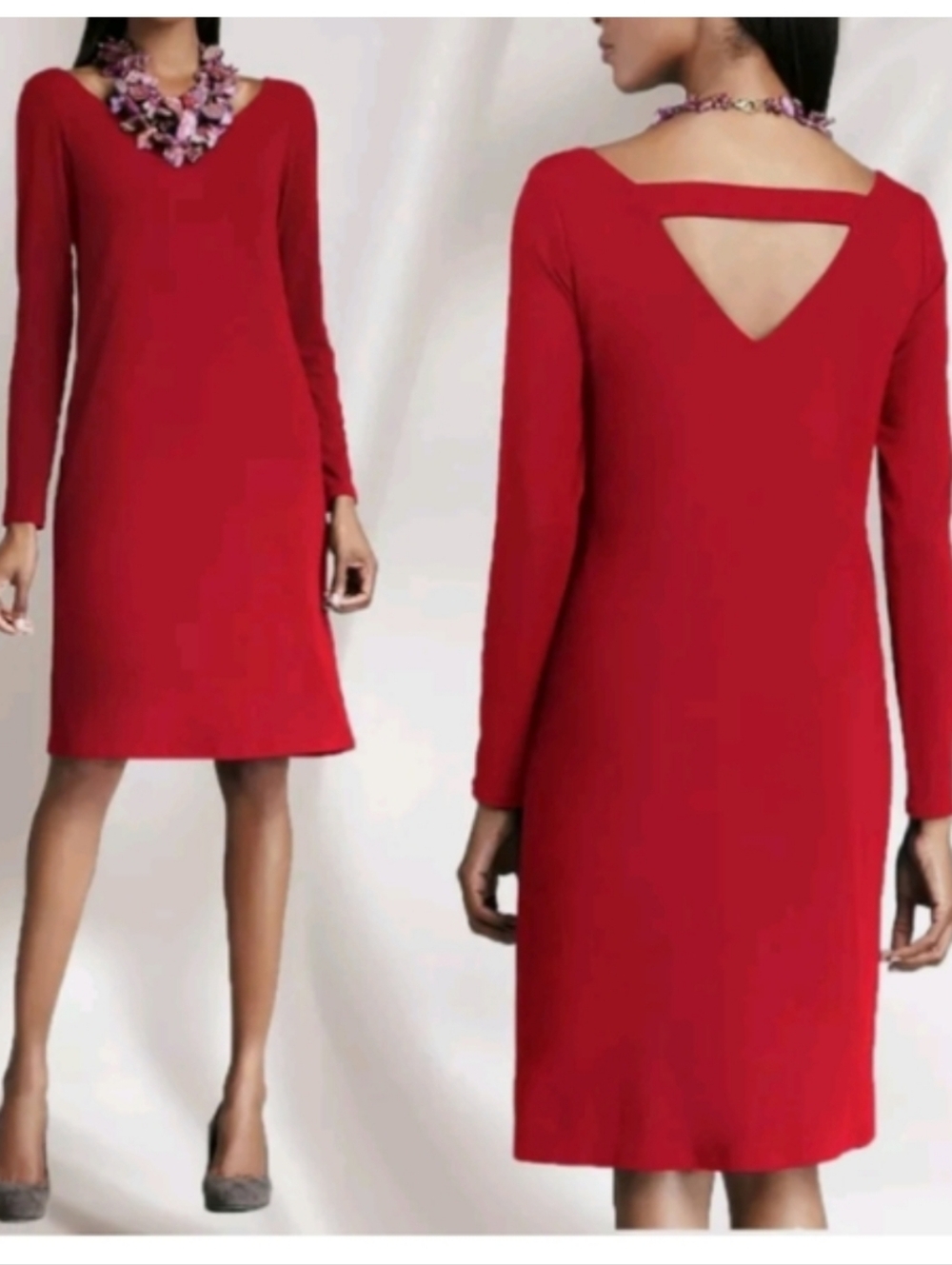Eileen Fisher Dress Women's Small Ballet Neck